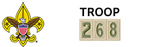 ChambleeScouting ScoutsBSA Troop268 Logo Full