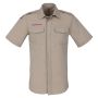 653832 bsa uniform short sleeve men khaki front 131